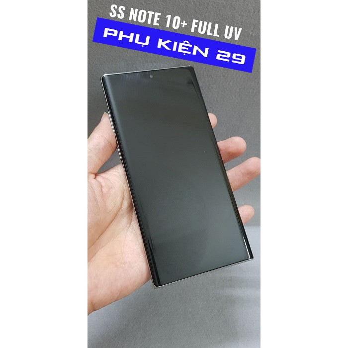 Kính cường lực FULL màn UV BULLETPROOF Samsung Note 10/ 10 Plus/ 20 Ultra
