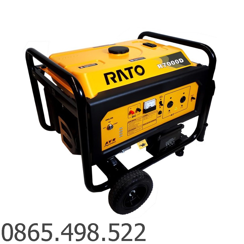 Máy Phát Điện Chạy Xăng 5.5 KVA Rato R7000EW