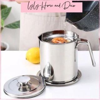 Ca lọc dầu ăn inox 304 cao cấp- Ca lọc dầu 1l-Lyly