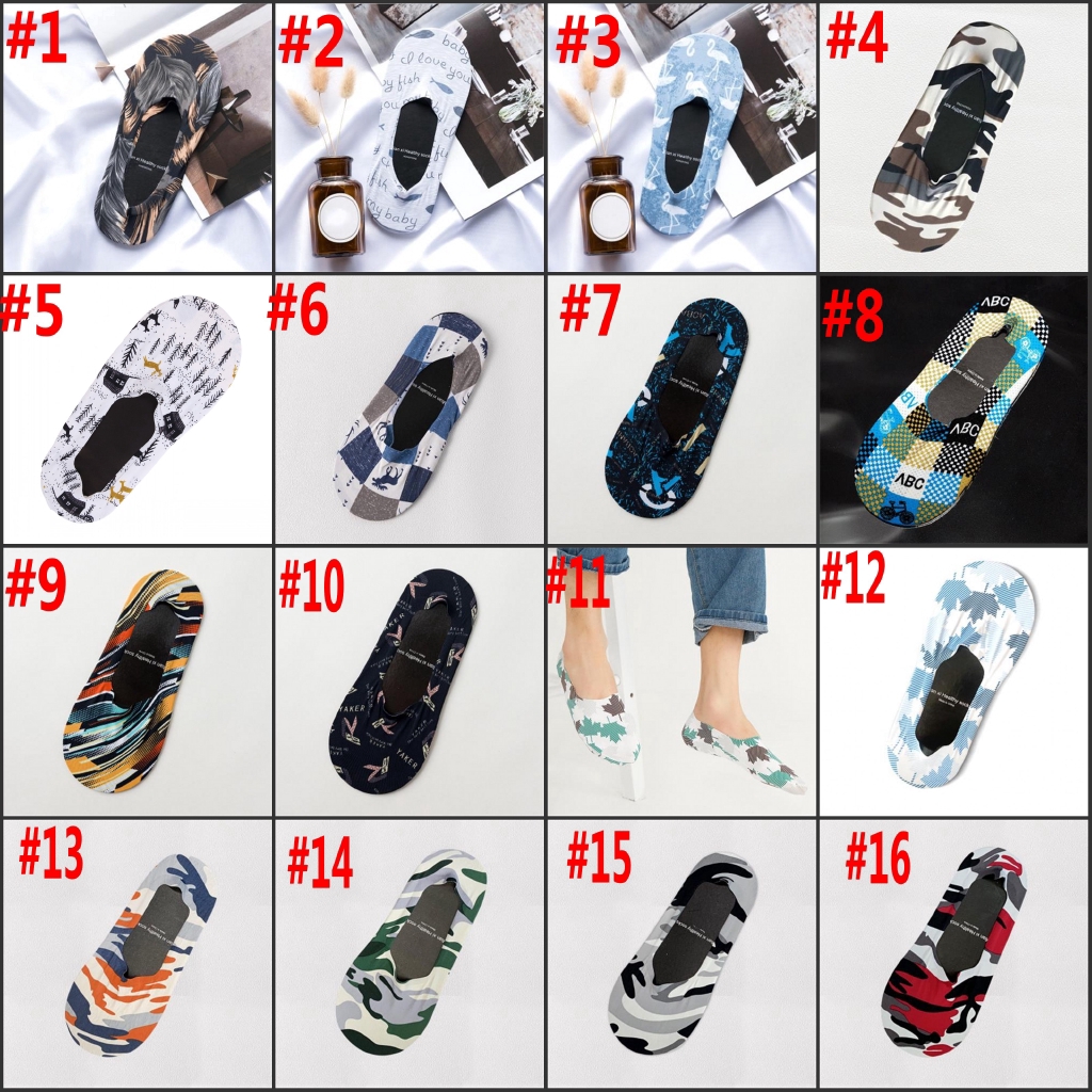 1 Đôi Tất Ngắn Mỏng Chống Trượt Thời Trang Cho Nam