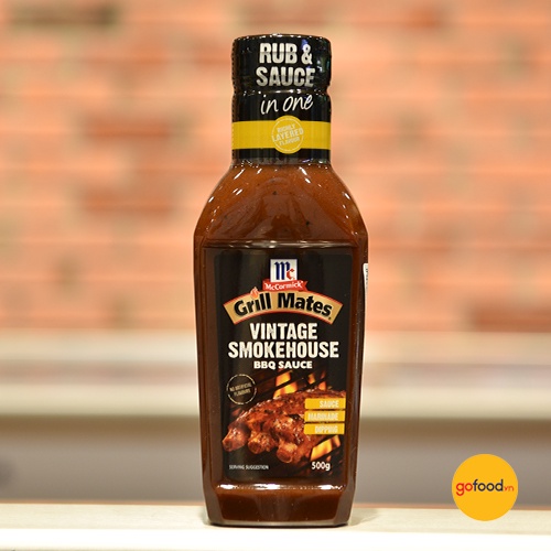 Sốt Ướp Thịt Nướng BBQ GRILL MATES 500 gr