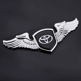 Logo cánh chim 3D cao cấp dán capo xe ô tô