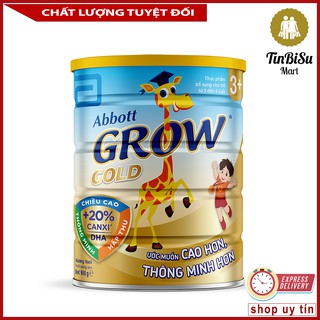 Sữa bột abbott grow gold 3+ cho bé 3-6 tuổi lon 900g