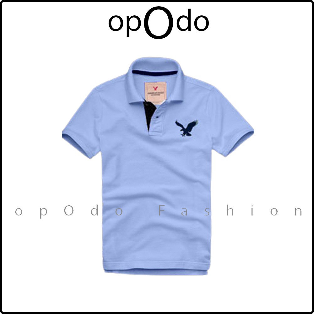 Áo thun nam trơn cổ bẻ Đại bàng Ame OPTB007 - opOdo Fashion