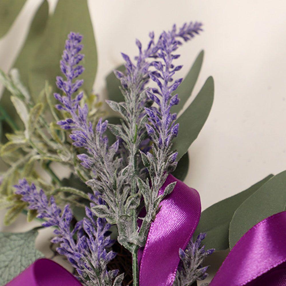 KUNHEV Set 2 Vòng Hoa Mẫu Đơn Nhân Tạo Treo Tường / Cửa Ra Vào Trang Trí Nội Thất