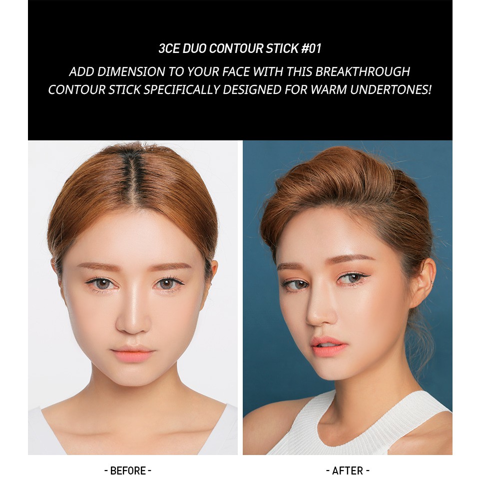 THỎI TẠO KHỐI 2 ĐẦU [3CE] DUO CONTOUR STICK