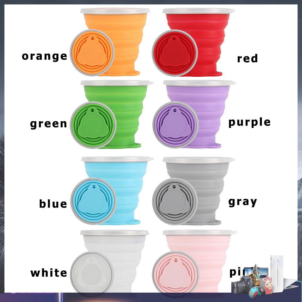 Cốc Nước Silicon Gấp Gọn Tiện Lợi 270ml