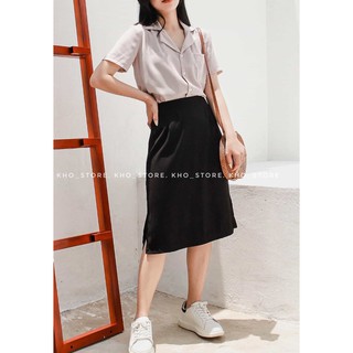 Chân váy suông công sở