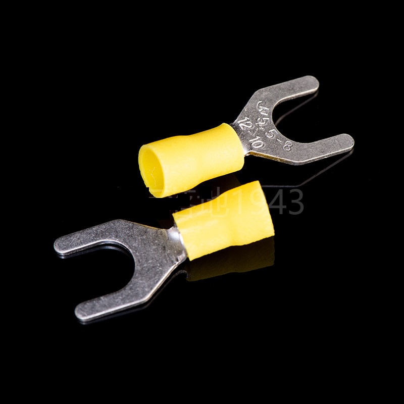 Đầu cos chỉa chữ Y SV5.5-8 , 5.5-5,  5.5-6 nối dây điện 4~6 mm2