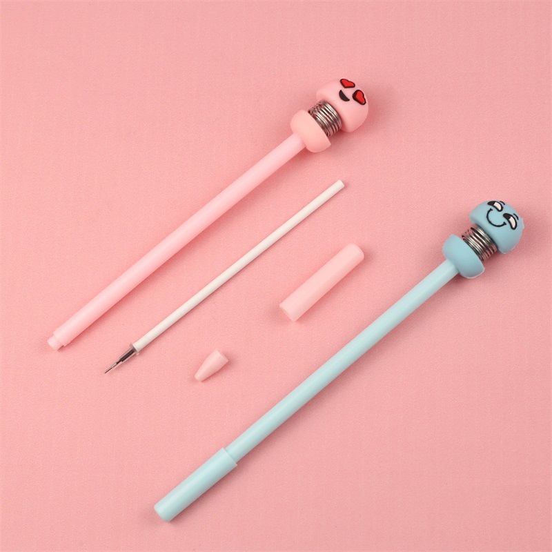 1 Bút Mực Nước Ngòi 0.38mm Màu Đen Họa Tiết Hoạt Hình