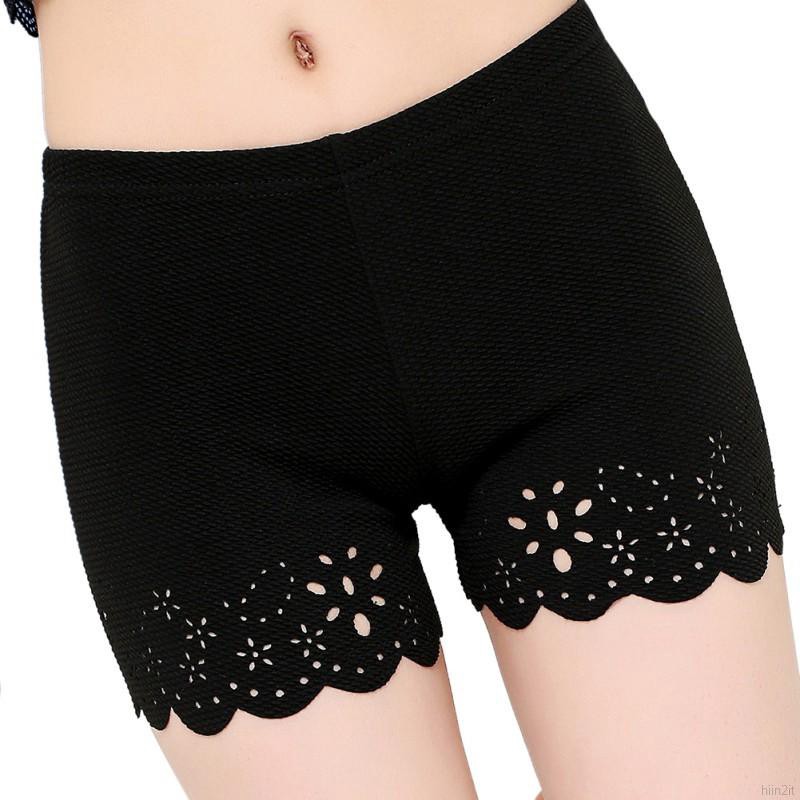Large Size Girls Summer Ice Silk Lace Thin Style Leggings Underwear Safety Pants | WebRaoVat - webraovat.net.vn