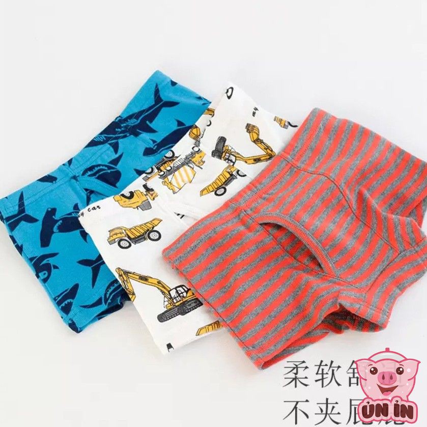 Set 3 Quần Đùi Bé Trai - Quần đùi đi biển chất COTTON thoáng mát cho bé từ 2-8 tuổi kiểu dáng Hàn Quốc H228