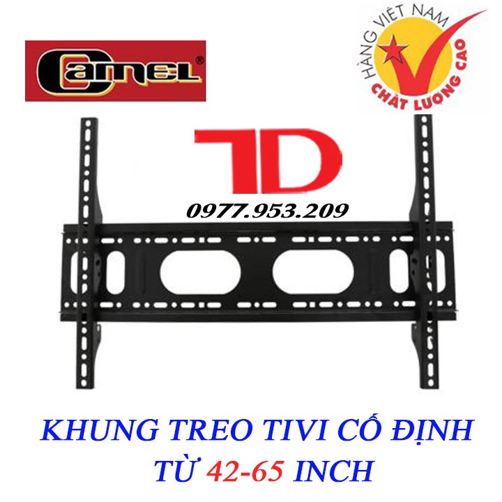 Khung treo TIVI cao cấp cố định từ 42-65 inch Camel CMT65