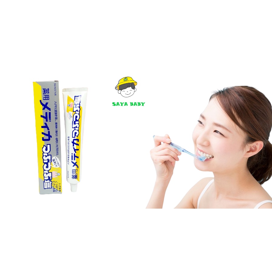 Kem đánh răng muối Sunstar, kem đánh răng Nhật Bản 170G nội địa