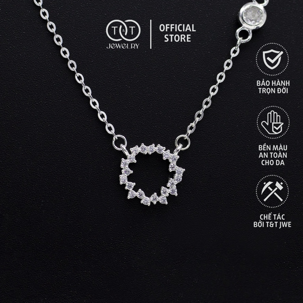 Dây chuyền Bạc nữ Huyền Thoại Biển Xanh s925 T&amp;T Jewelry cao cấp DC05