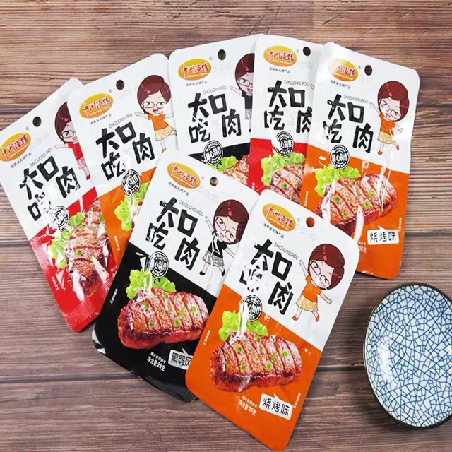 [ Sẵn ] Hộp Thịt Nướng BBQ 20 gói
