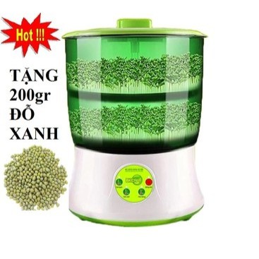 Máy làm Giá đỗ & Rau mầm tự động BKCN1 - tặng 200gr đỗ xanh