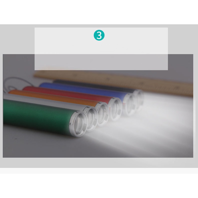 Đèn pin LED mini màu sắc đơn giản