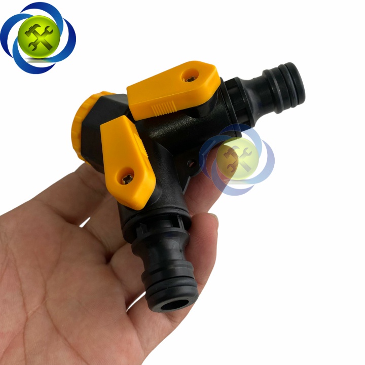 Khớp nối chữ Y ba đầu có van khóa Tolsen 57116 dùng cho ống 1/2&quot;