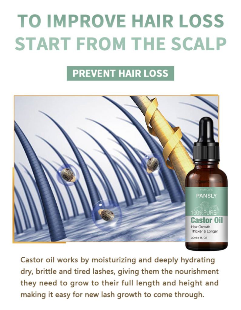 (Hàng Mới Về) Dầu Thầu Dầu Hữu Cơ Kích Thích Mọc Lông Mi / Lông Mày Pansly 30ml 100% | BigBuy360 - bigbuy360.vn