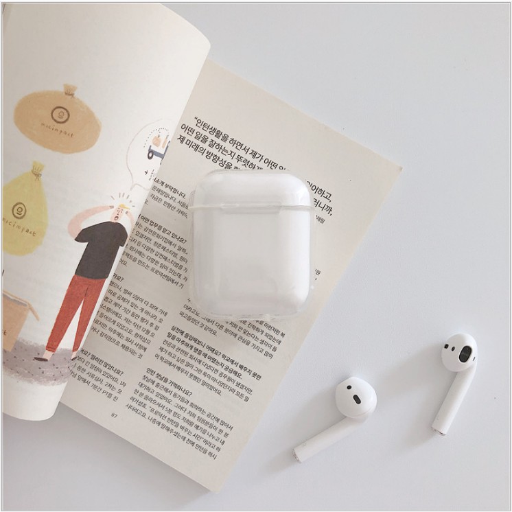 Vỏ bảo vệ bao đựng tai nghe vỏ trong nhựa TPU vỏ mềm cao cấp airpod 1/2/3 - JERRY SHOP