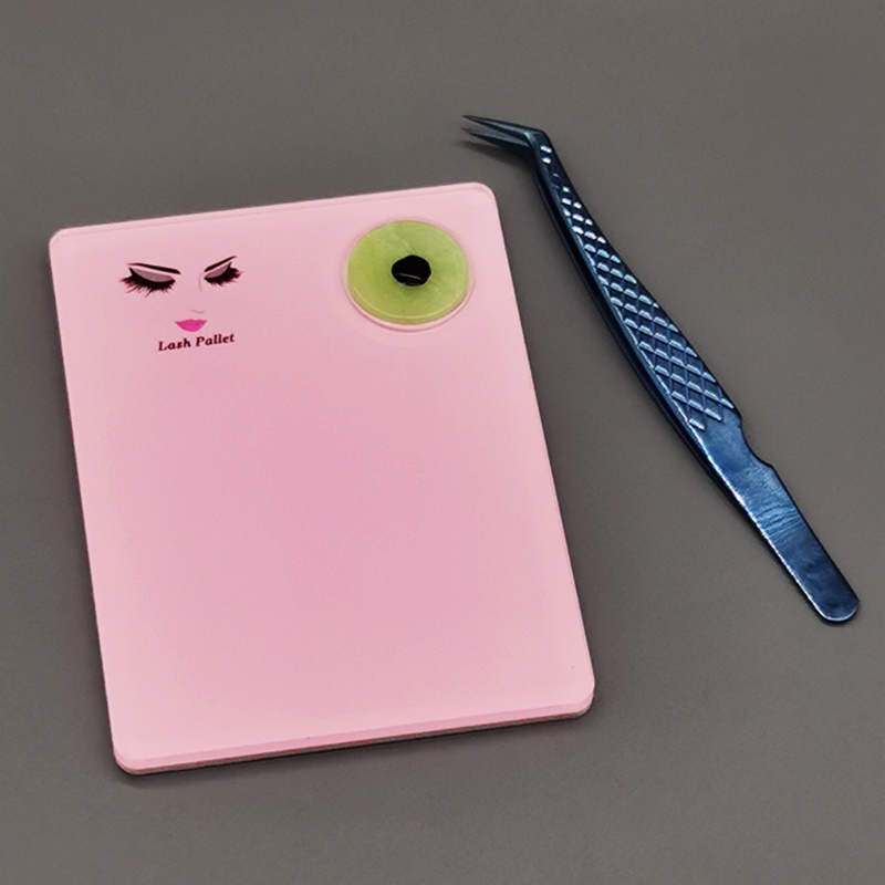 Khay Đứng Đựng Lông Mi Giả Bằng Acrylic Kèm Đá Ngọc Bích