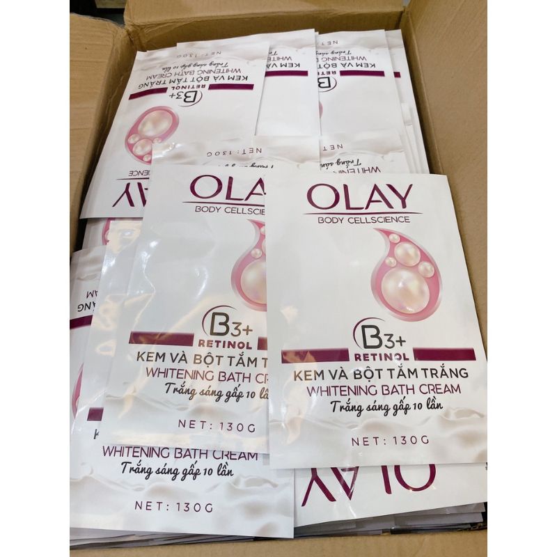 Tắm trắng Olay giúp da trắng mịn