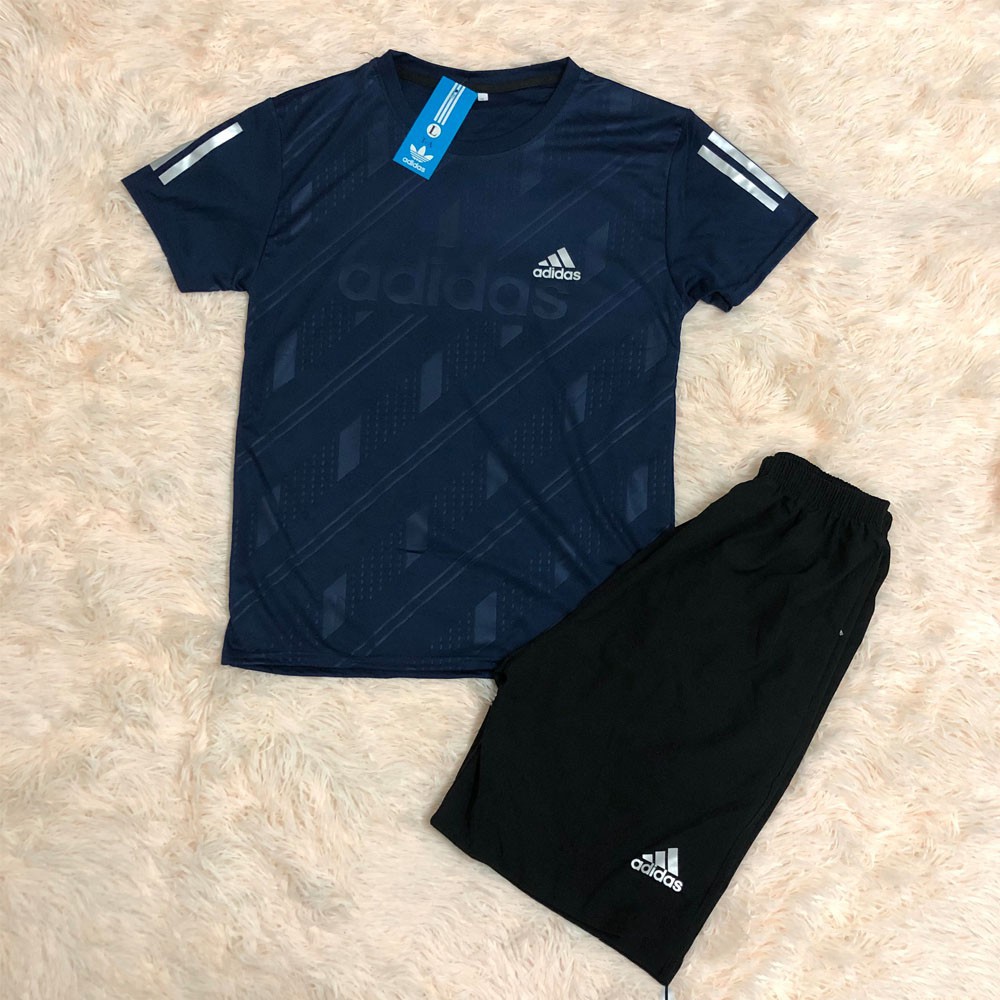 Set Bộ Thể Thao Nam - Bộ Quần Áo Thể Thao Nam Adidas Mùa Hè 2021
