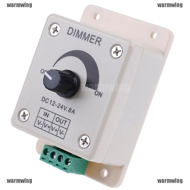 Đèn LED Điều Chỉnh Độ Sáng DC 9-24V 8A Domino Gắn Ngoài