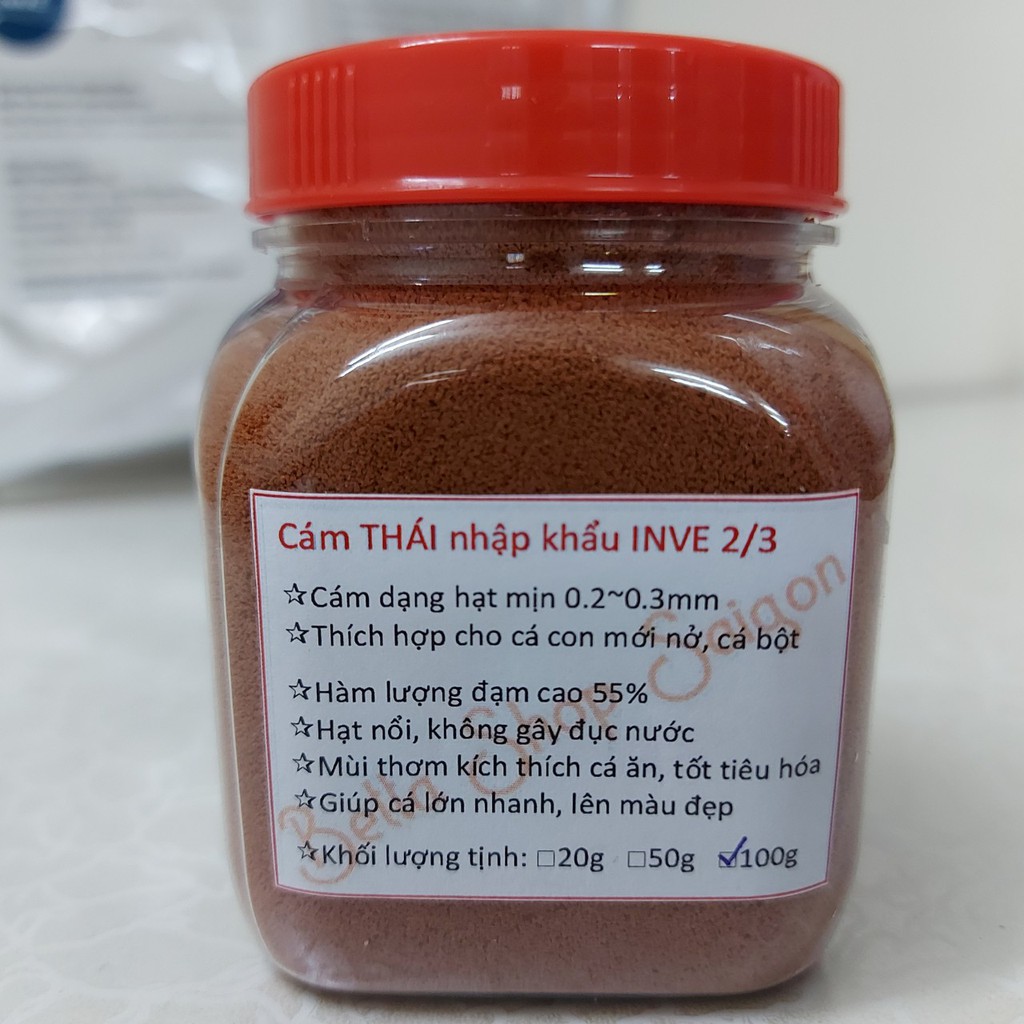 Cám Thái INVE 2/3 (100g) | Thức ăn cao cấp cho cá Betta & Guppy