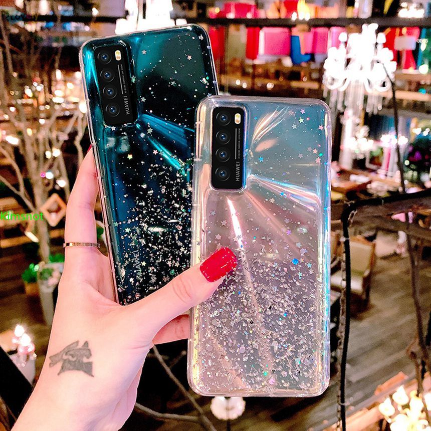 Glitter Starry Sky Series Case OPPO A52 A92 A92s A31 2020 A9 A5 2020 F15 Reno 3 A1K F11 Pro A5s A3s Jelly Meteor Transparent Soft case