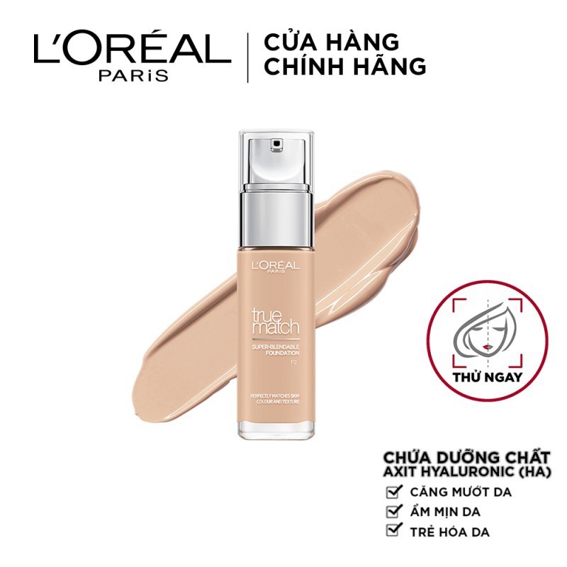 Kem nền L’Oreal Paris True Match Super Blendable Foundation màu N1