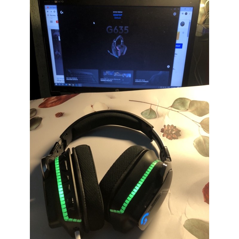 TAI NGHE CHƠI GAME ÂM THANH NỔI G635 DTS:X 7.1 LIGHTSYNC GAMING HEADSET(CÓ DÂY) 2ND