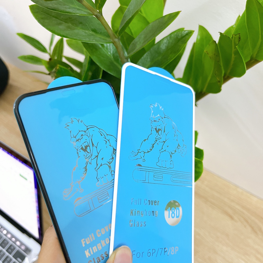 Kính cường lực kingkong 18D chống vỡ viền dành cho iphone