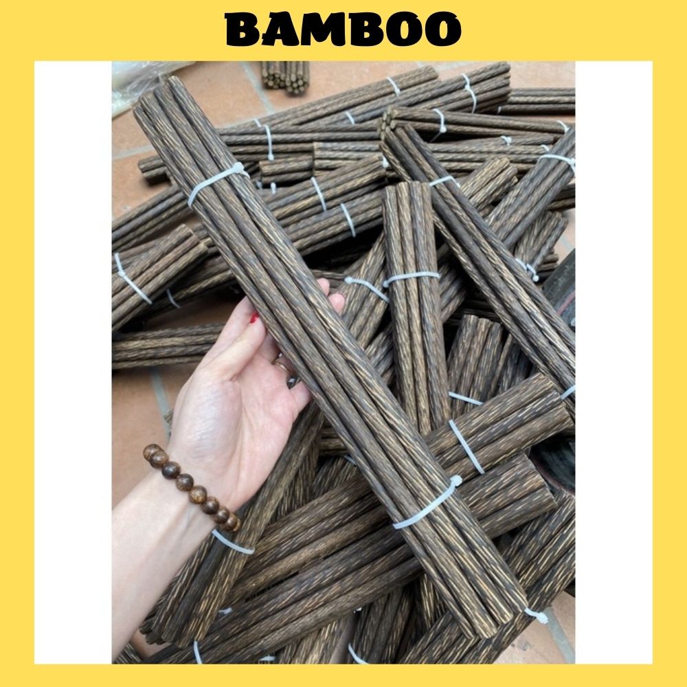 Cầu thẳng, cầu góc mây (1đôi) cho lồng chim loại đẹp - Phụ kiện lồng chim Bamboo