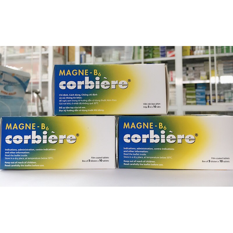 Magne B6 corbiere hộp 50 viên