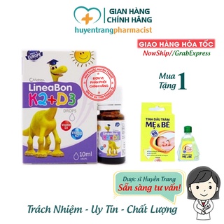 ✔️️️(Tặng Quà Xinh) LineaBon k2+d3 Tăng cường hấp thu Canxi - Trẻ cao lớn hơn