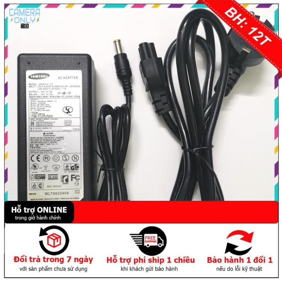 [BH12TH] SẠC MÀN HÌNH SAMSUNG 14V - 3A, adapter màn hình samsung loại tốt