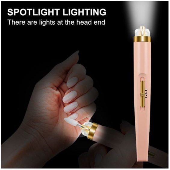 Máy đánh móng tay pin sạc, Máy đánh bóng móng tay đa năng nhỏ gọn pin sạc-