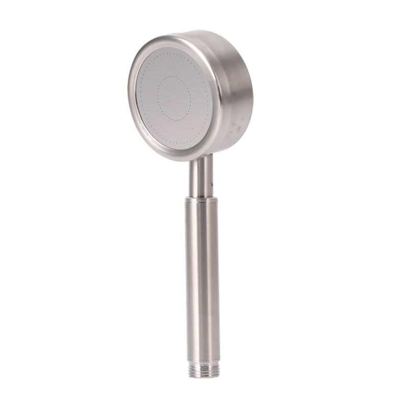 Vòi sen tăng áp inox 304 mờ có lọc nước - chống rỉ sét, sử dụng cho cả nóng lạnh, Tia nước xoáy hình tháp