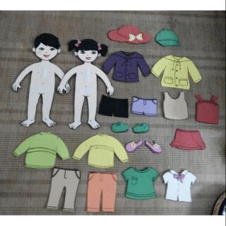 Bộ đồ chơi phân biệt, quần áo bé trai bé gái