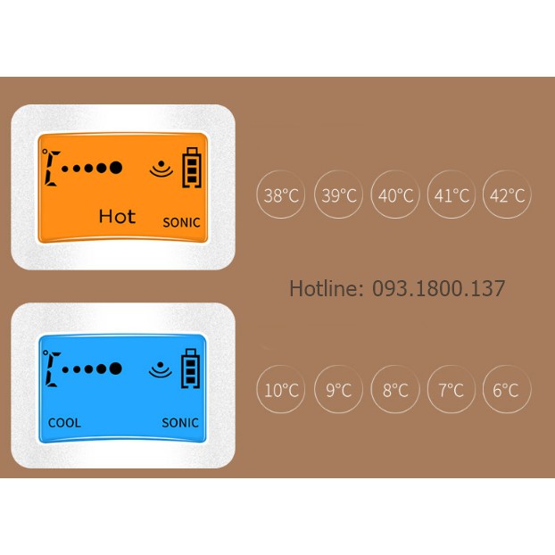 [Free Ship ] ( CHÍNH HÃNG) BÚA ĐIỆN DI NÓNG LẠNH KẾT HỢP ÁNH SÁNG SINH HỌC