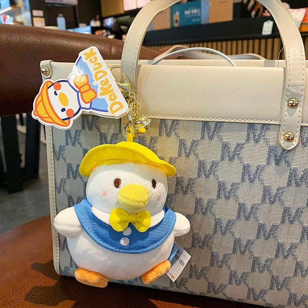 Móc Khóa Hình Vịt Nhồi Bông Dễ Thương