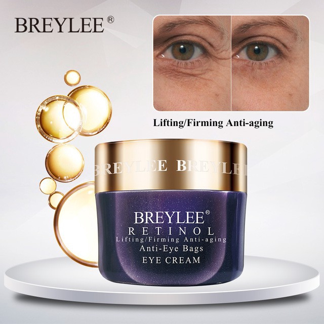 Kem mắt BREYLEE Retinol làm săn chắc chống lão hóa/nếp nhăn/bọng mắt dưỡng ẩm chăm sóc da mắt