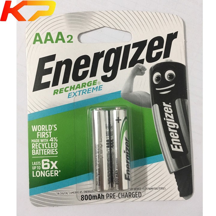 Pin Tiểu sạc AAA Energizer Recharge Extreme 800mah