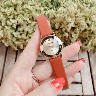Đồng hồ Nữ ARMITRON 75/2447 mặt tròn dây da