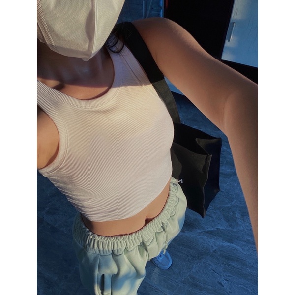 Quần Jogger len dày pastel