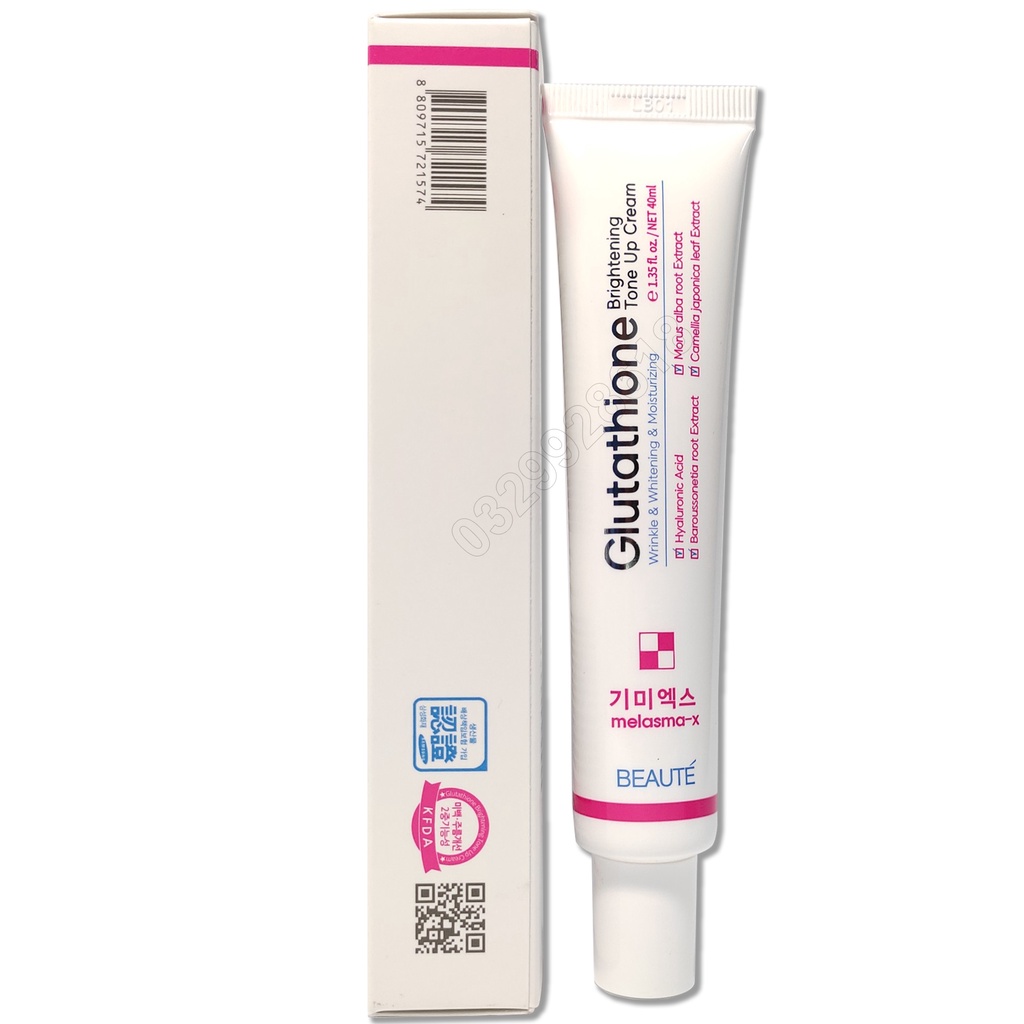 Kem Dưỡng Trắng Melasma X Glutathione Brightening Tone Up Cream 40ml