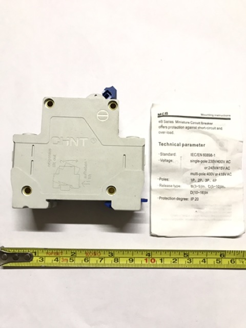 Aptomat 1 pha 2 cực CHINT