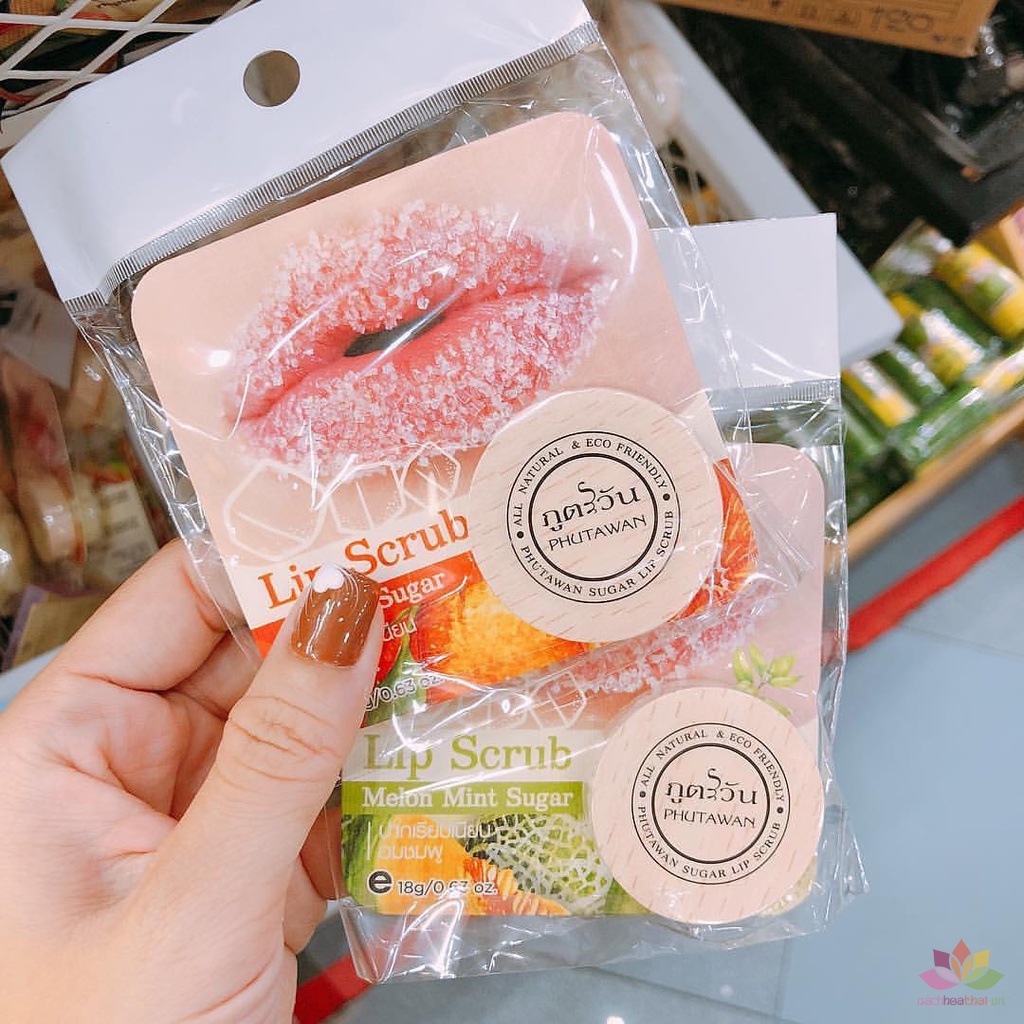 Tẩɏ tế bào chết dành cho môi Phutawan (Thailand)